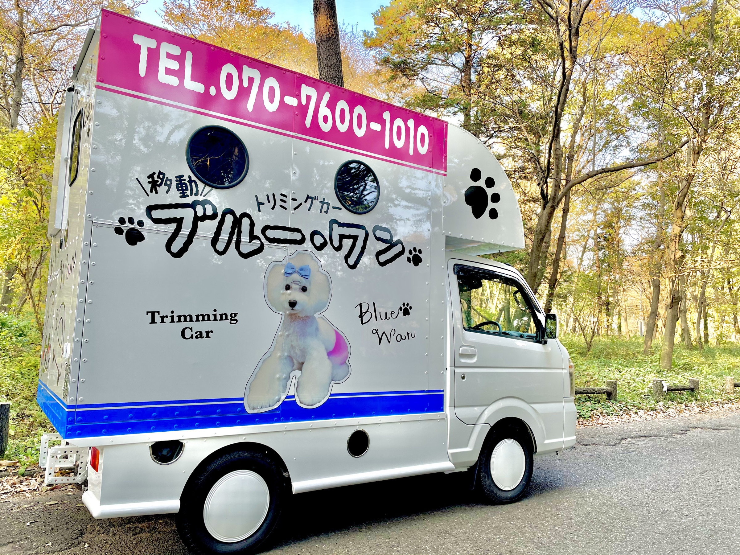 神奈川県相模原市南区のトリミングサロン 移動トリミングカー ブルー・ワンのサムネイル2枚目