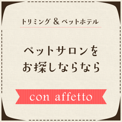 東京都町田市のトリミングサロン con affetto つくし野店のサムネイル1枚目